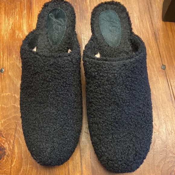 J Crew Curly Faux Shearling Clog - Picture 3 of 7